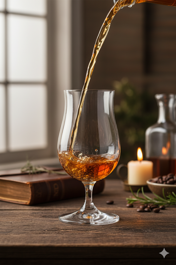 Bohemia Crystal Whiskey Taster Lead Free 190 ml Set of 6 Made in Czech Republic | Classic Tasting Glass and Nosing Copitas | Crystal Snifters Gift Sniffers for Sipping Neat Liquor | Elegant Desing