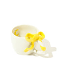 Bowknot Coffee Cup, Butter Yellow
