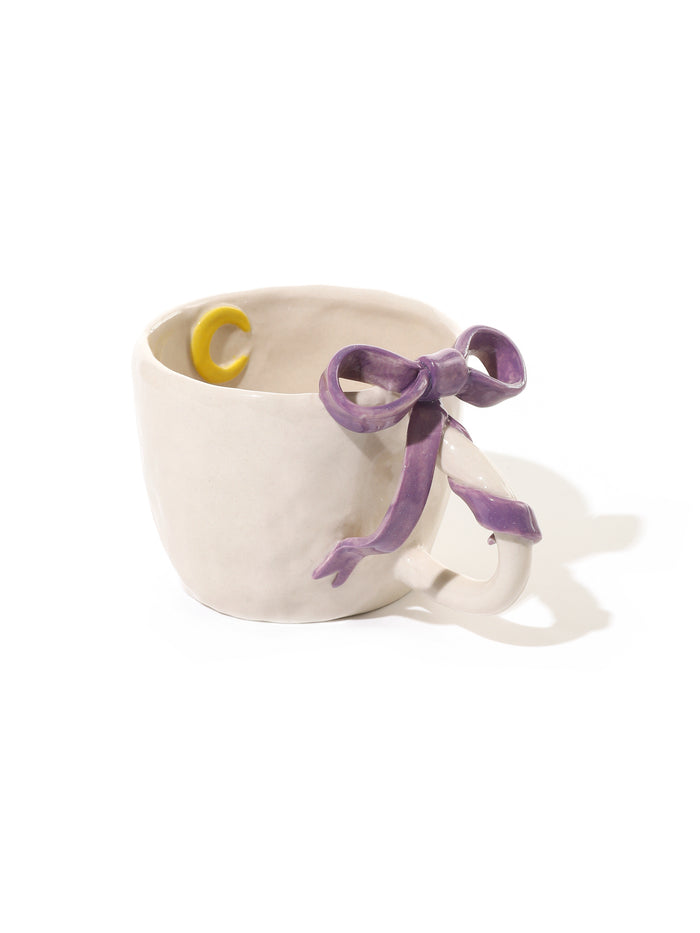 BowKnot Coffee Cup, Lavender Purple
