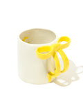 BowKnot Coffee Mug, Butter Yellow