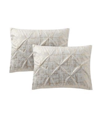 Bridges 7 Pc Queen Conforter Set with Gold Foil Printing - Machann.com