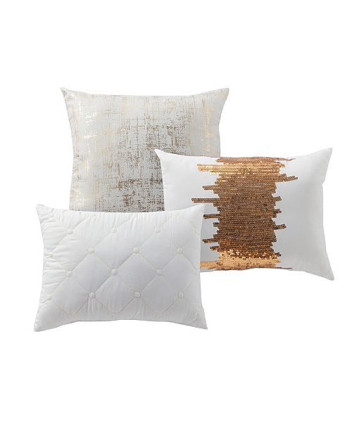 Bridges 7 Pc Queen Conforter Set with Gold Foil Printing - Machann.com
