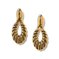 Brighton Athena Scalloped Post Drop Earrings
