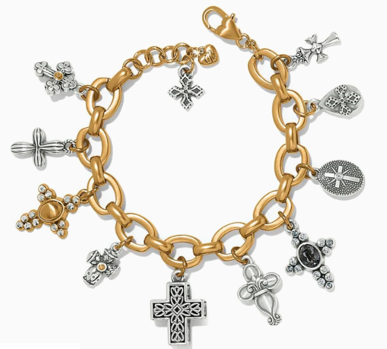 Brighton Heavenly Cross Charm Bracelet