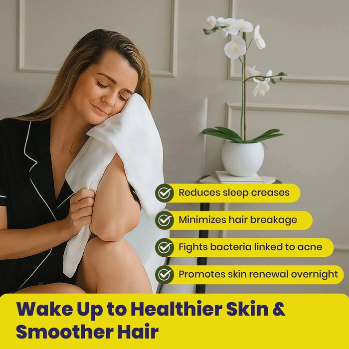 Brightr Eucalyptus Silk pillowcases with Copper Ions