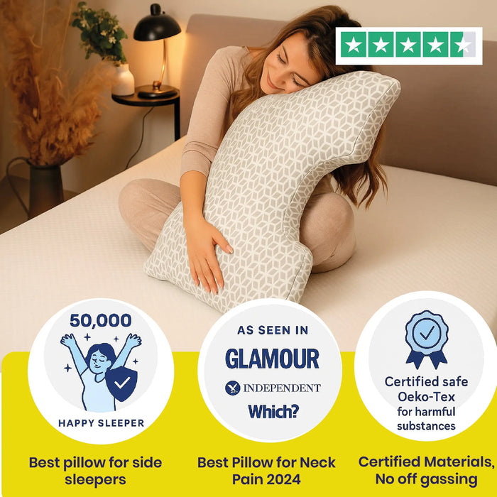 Brightr® MoonHug Adjustable Memory Foam pillow Brightr®