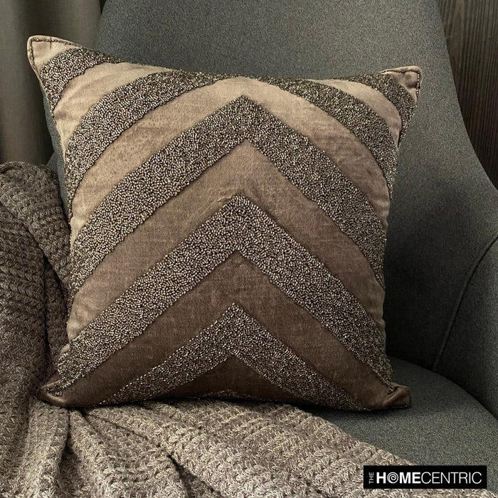 Brown Summit Throw Pillow Cover