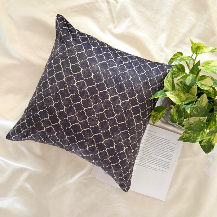 Brown Velvet Throw Pillow Cover - Nour Brown