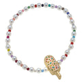 Canvas Style Samantha Pearl Beaded Children's Bracelet