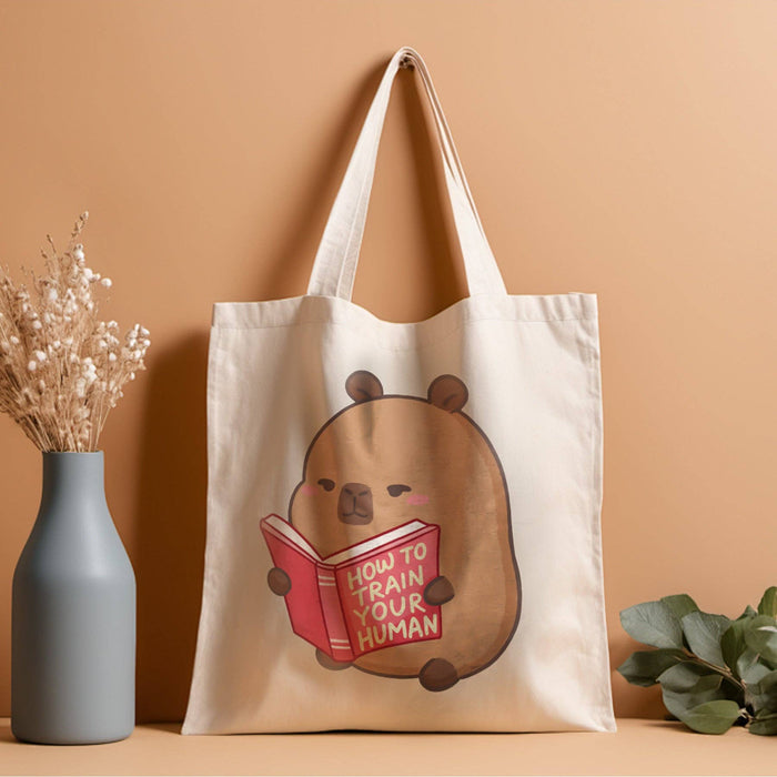 Capybara Canvas Tote Bag One Bag Two Designs