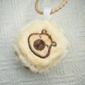 Capybara Dice Plush Keychain