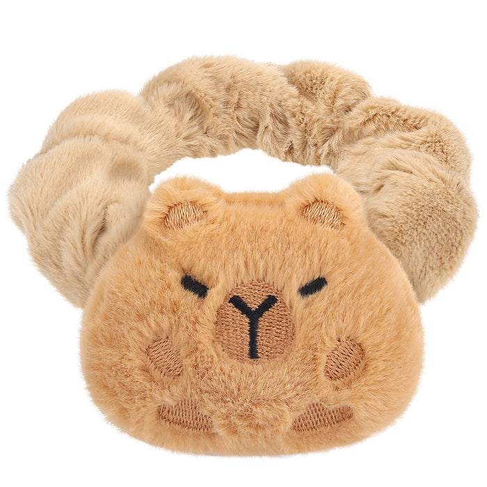 Capybara Hair Scrunchies Plush Scrunchies Fashion Cute Girl