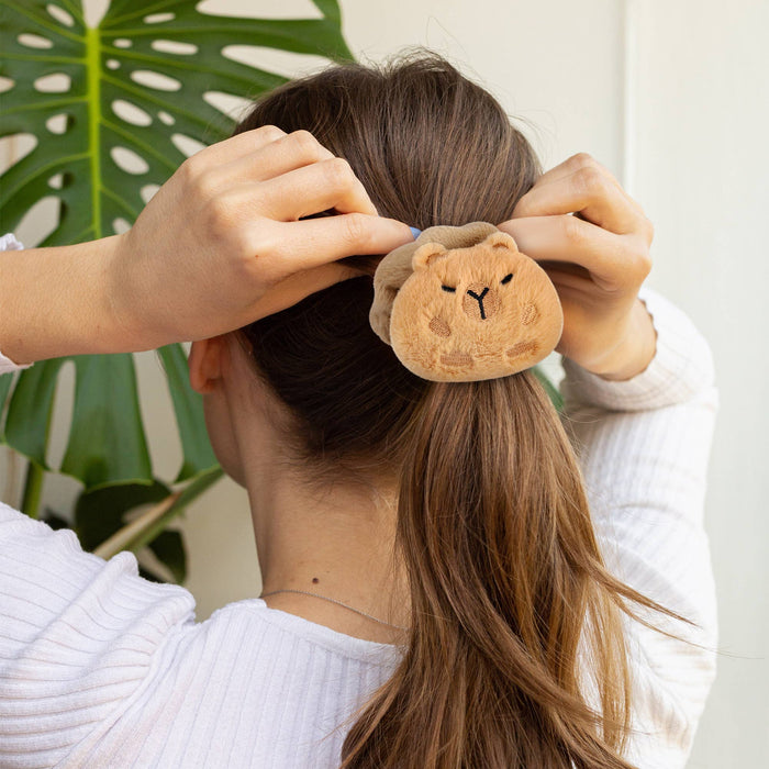 Capybara Hair Scrunchies Plush Scrunchies Fashion Cute Girl
