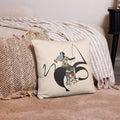 Carried Away Throw Pillow | Black Queer Art