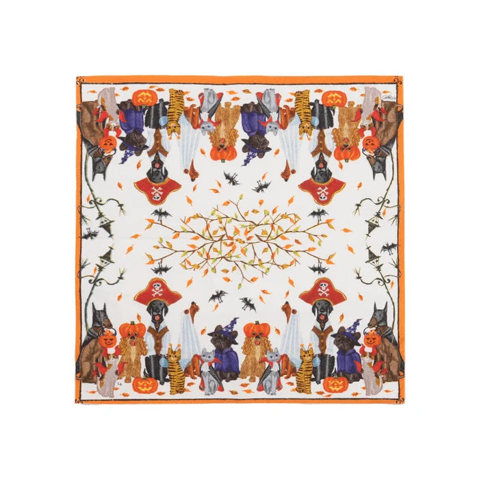 Caspari - Cocktail Napkins - Halloween Pets - Findlay Rowe Designs
