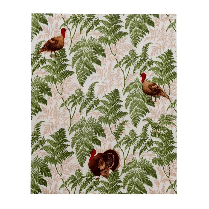 Caspari - Guest Towel Napkins - Turkey Among Ferns - Findlay Rowe Designs