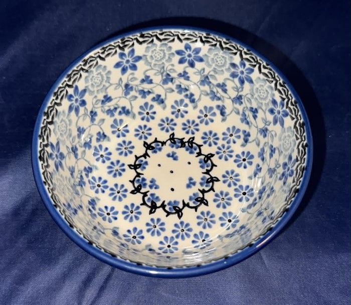 Ceramika Artystyczna Silver Lace Ice Cream Bowl - Shape: 017 - Pattern: Silver Lace (2158)
