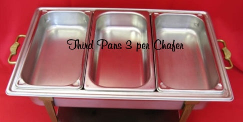 Chafer Stainless Rectangular 8qt 14"x22"