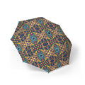 Chaos Iz Liberation Compact Foldable Umbrella — Colorful Geometric Pattern, Semi-Automatic Travel Umbrella