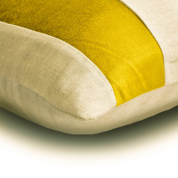 Velvet Band Chartreuse Throw Pillow Cover