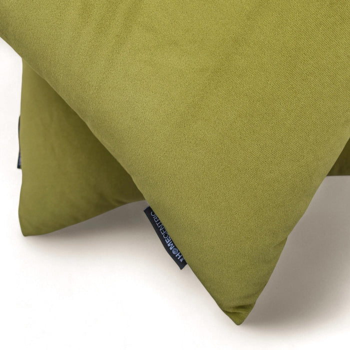 Chartreuse Plain Velvet Throw Pillow Cover - Chartreuse Velvet