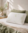 Classic Bamboo Memory Foam 1Pc Pillow| 200 GSM Spun Knitted Bamboo Fabric