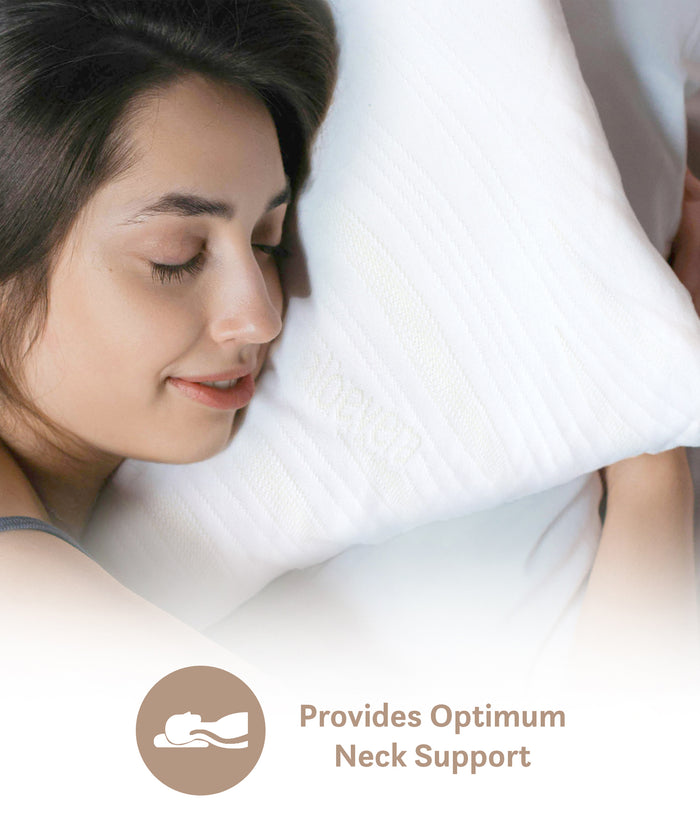 Classic Dream Comfort 1Pc Pillow, White|650 GSM Micro Polyester