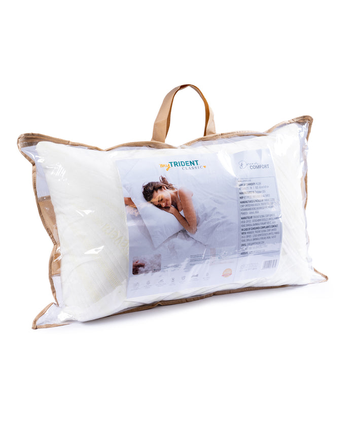 Classic Dream Comfort 1Pc Pillow, White|650 GSM Micro Polyester