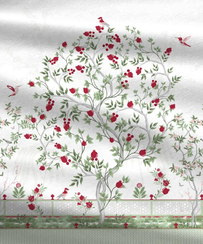Classic Folklores King Bedsheet Set, Fairy’s Harvest|210 TC Cotton| 2 Pillow Covers