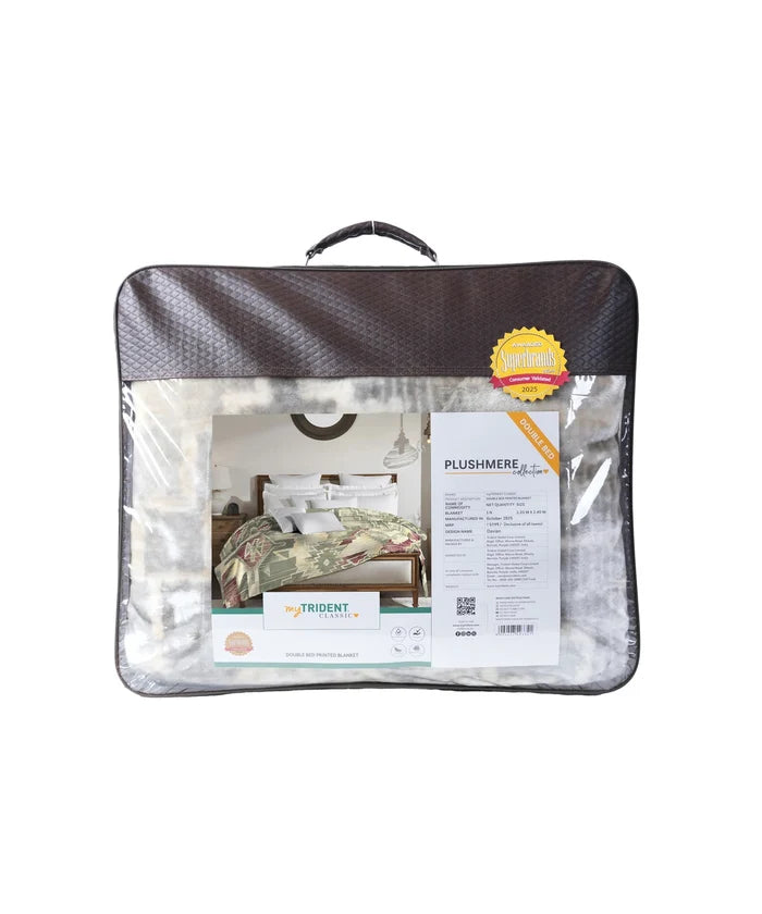 Classic Plushmare 2 Ply Double Mink Blanket,Davian| 5 KG
