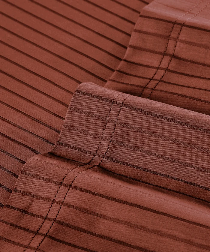 Classic Style me Solid King Bedsheet Set, Ember | 210TC Cotton| 2 Pillow Covers