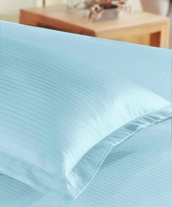 Classic Style me Solid Single Bedsheet Set, Ember| 210TC Cotton | 1 Pillow Cover