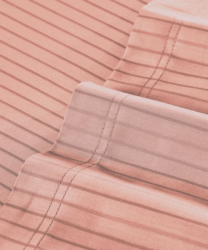 Classic Style me Solid Single Bedsheet Set, Papaya| 210TC Cotton | 1 Pillow Cover