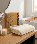 Cotton Bamboo Bath Towel, Beige| 450 GSM