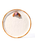 Croissant Plate, 10 Inch, Chocolate