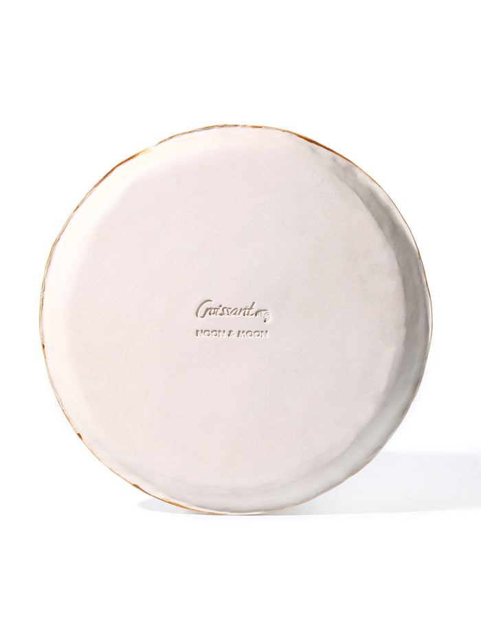 Croissant Plate, 10 Inch, Chocolate