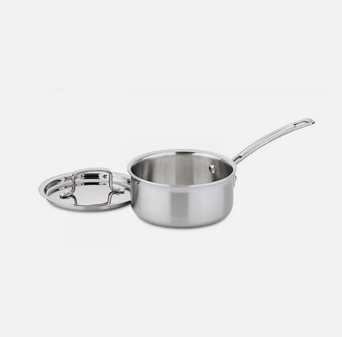 Cuisinart MultiCladPro Saucepan w/Lid: 1.5 QT