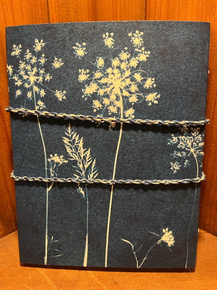 Cyanotype Long Stitch Journal, Six Signature