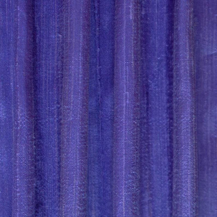 Dark Periwinkle Silk Dupioni Fabric by the Yard, Blue Silk Fabric