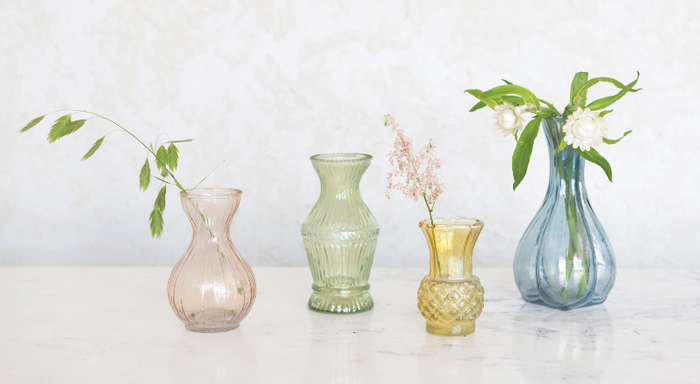 Debossed Fragrance Vases