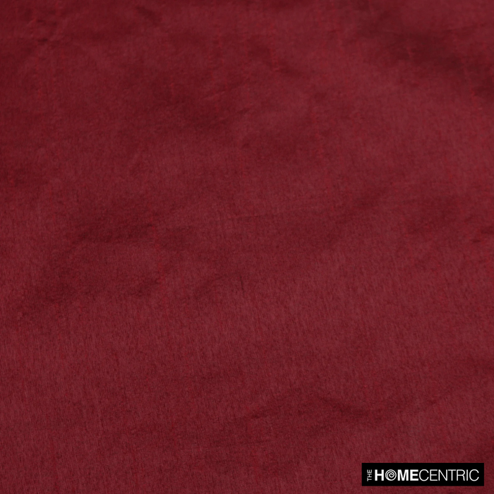 Deep Red Art Silk / Faux Silk Fabric By The Yard