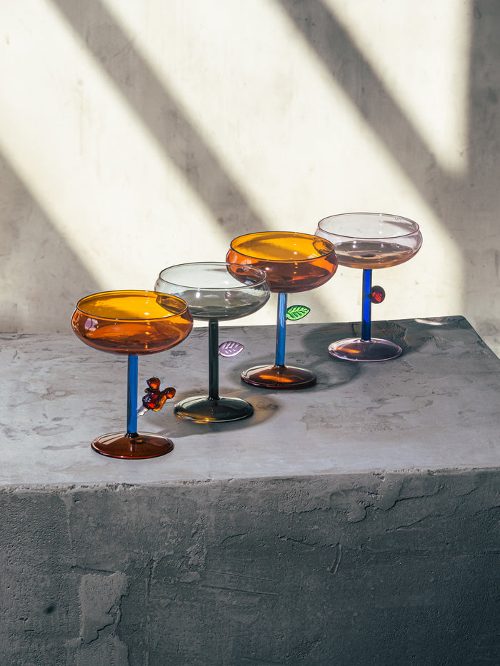 Dessert Coupe Cocktail Glasses, Set of 4