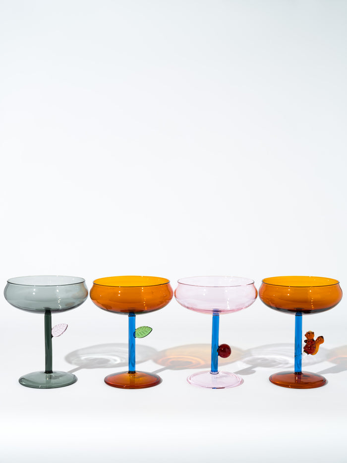 Dessert Coupe Cocktail Glasses, Set of 4