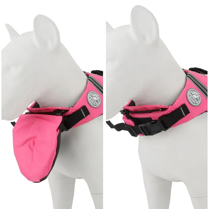 Dog Flotation Vest & Life Jacket with Rescue Handle for Small, Medium, Large Dogs