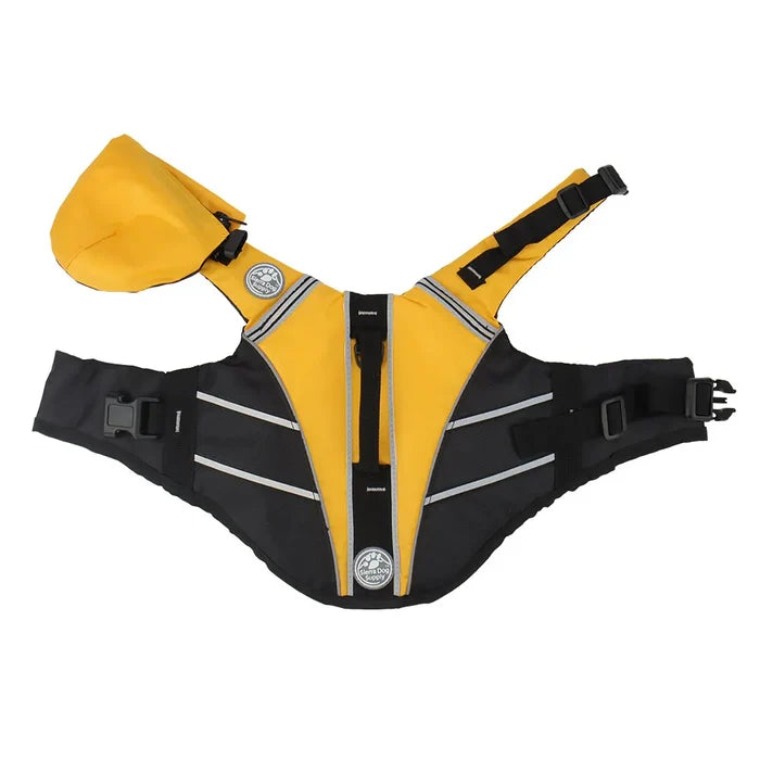 Dog Flotation Vest & Life Jacket with Rescue Handle for Small, Medium, Large Dogs