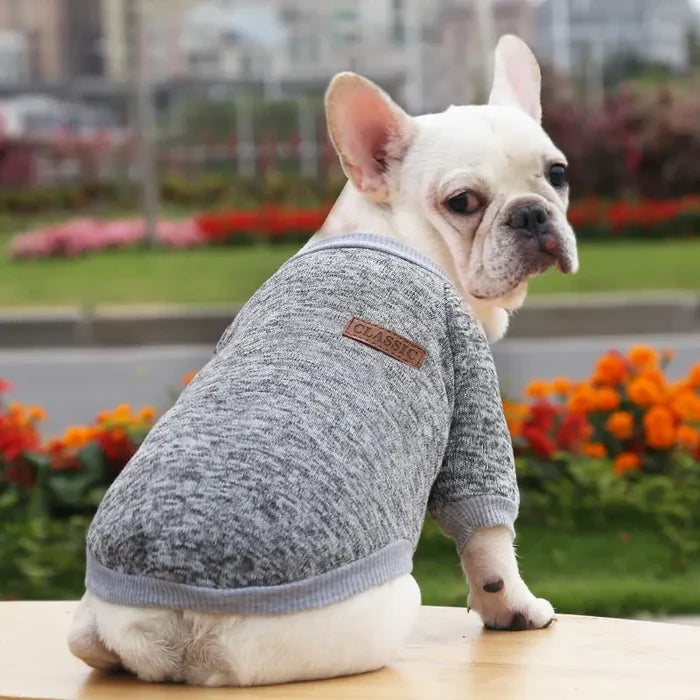 Dog Sweatshirt & Warm Vest for Small Dogs | Winter Coat for Pug, French Bulldog