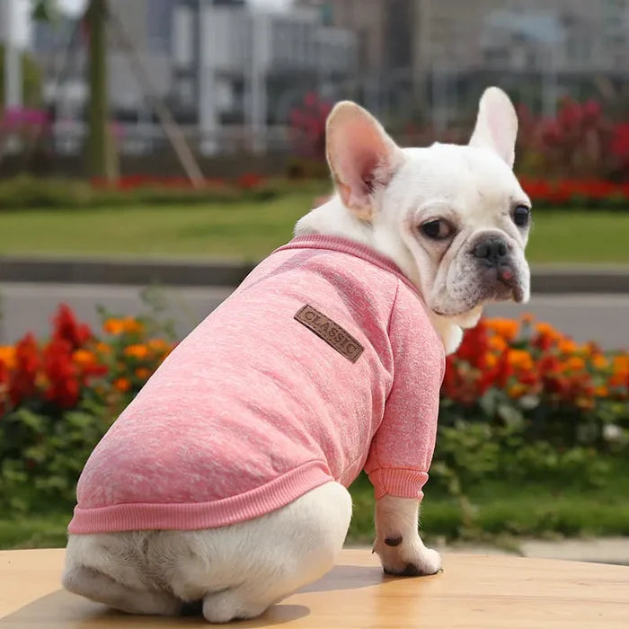 Dog Sweatshirt & Warm Vest for Small Dogs | Winter Coat for Pug, French Bulldog