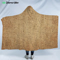 Egyptian Glyphs - Papyrus by Yantrart Hooded Blanket