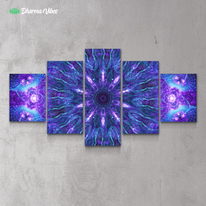 Electric Bloom by Cameron Gray 5-Piece Canvas