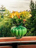 Emerald Crest Vase